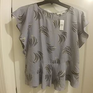 NWT Ann Taylor Loft short sleeve Blouse